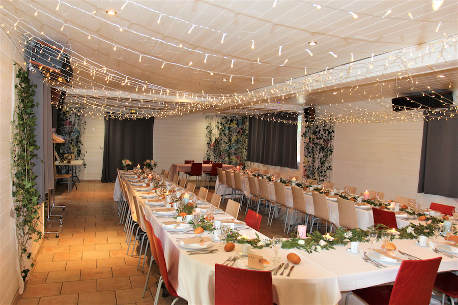 Salle de réception - Configuration mariage