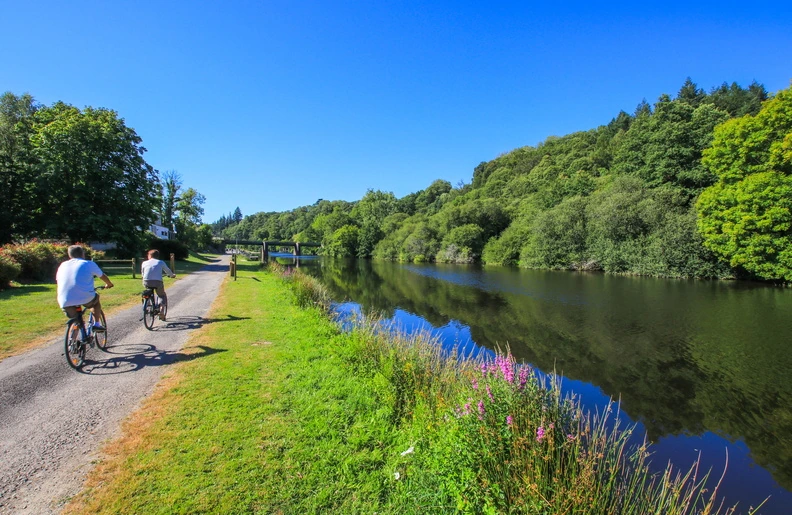 Balade à vélo en bord de canal