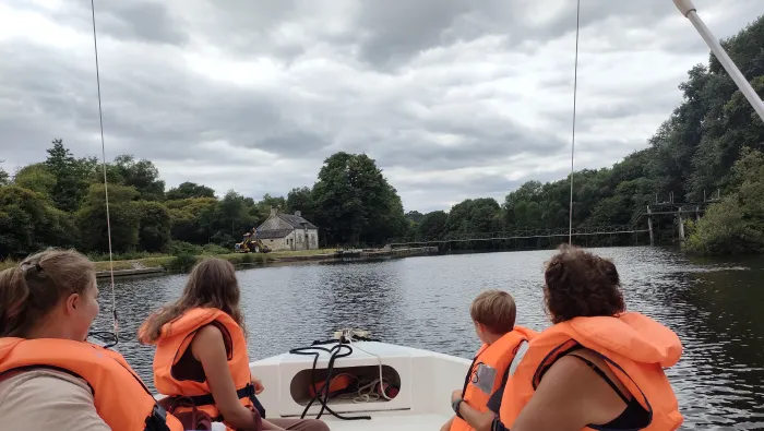 Sortie en famille sur le canal du Blavet